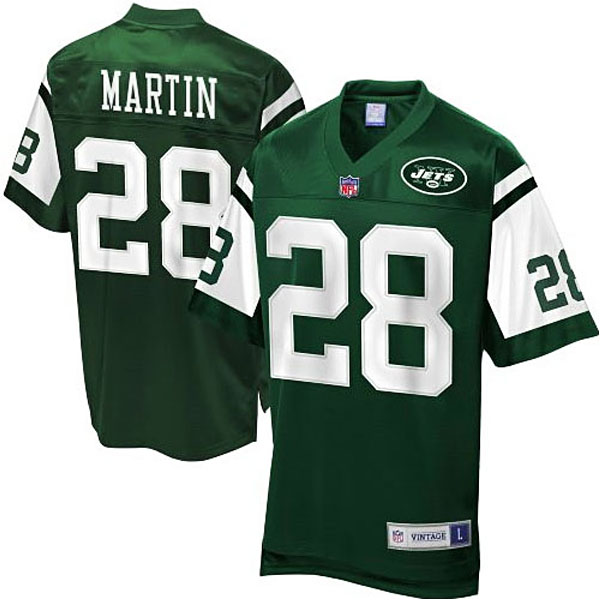 Pro Line New York Jets #28 Curtis Martin Retired Player Jersey Pro Line New York Jets #28 Curtis Martin Retired Player Jersey