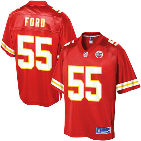 Pro Line Kansas City Chiefs #55 Dee Ford Team Color Jersey