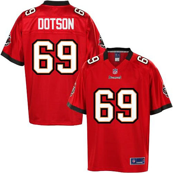 Pro Line Tampa Bay Buccaneers #69 Demar Dotson Team Color Jersey Pro Line Tampa Bay Buccaneers #69 Demar Dotson Team Color Jersey