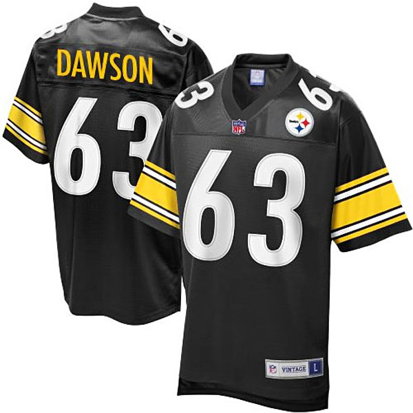 Pro Line Pittsburgh Steelers #63 Dermontti Dawson Retired Player Jersey Pro Line Pittsburgh Steelers #63 Dermontti Dawson Retired Player Jersey