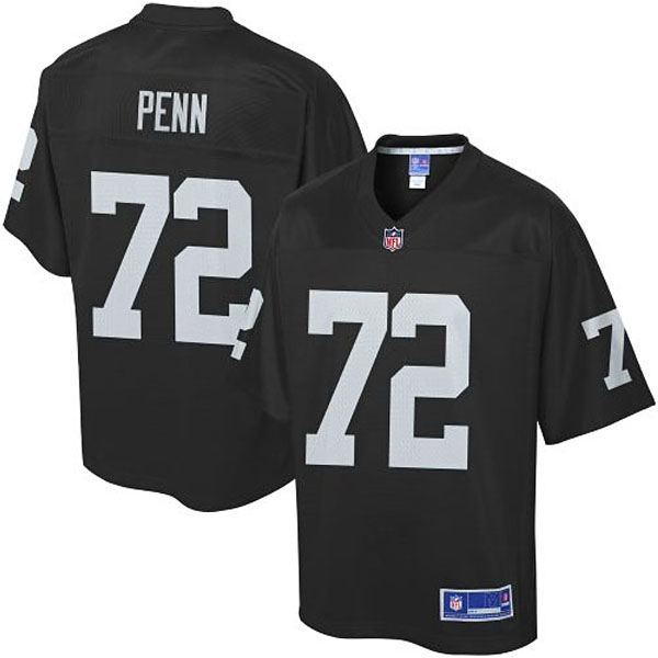Pro Line Oakland Raiders #72 Donald Penn Team Color Jersey