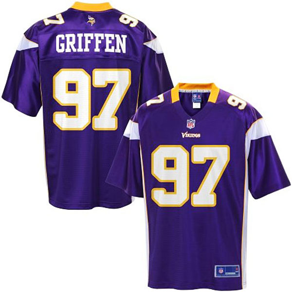 Pro Line Minnesota Vikings #97 Everson Griffen Team Color Jersey