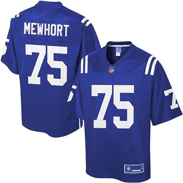 Pro Line Indianapolis Colts #75 Jack Mewhort Team Color Jersey Pro Line Indianapolis Colts #75 Jack Mewhort Team Color Jersey
