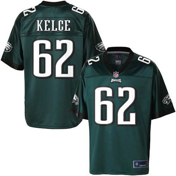 Pro Line Philadelphia Eagles #62 Jason Kelce Team Color Jersey