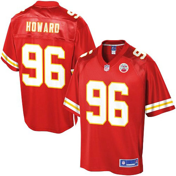 Pro Line Kansas City Chiefs #96 Jaye Howard Team Color Jersey