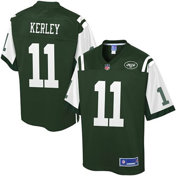 Pro Line New York Jets #11 Jeremy Kerley Team Color Jersey Pro Line New York Jets #11 Jeremy Kerley Team Color Jersey