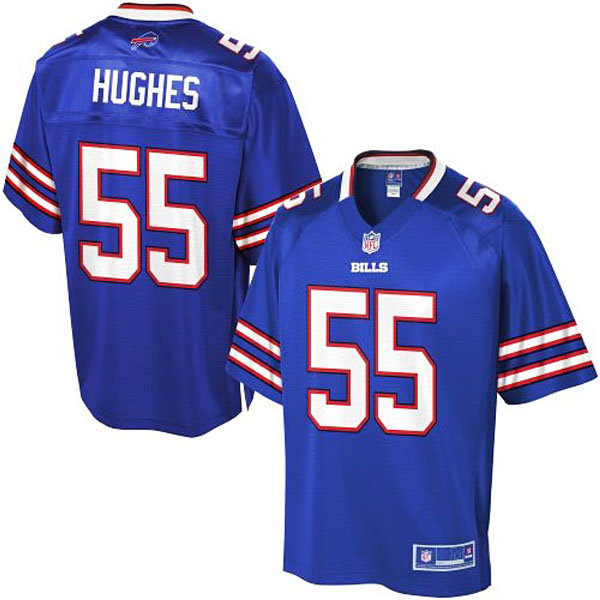 Pro Line Buffalo Bills #55 Jerry Hughes Team Color Jersey