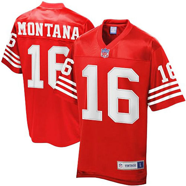 Pro Line Kansas City Chiefs #19 Joe Montana Retired Player Jersey