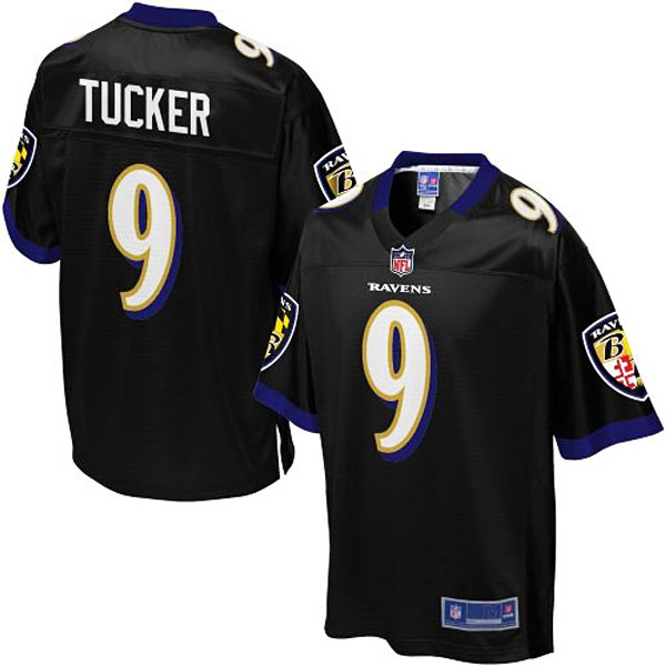Pro Line Baltimore Ravens #9 Justin Tucker Alternate Jersey