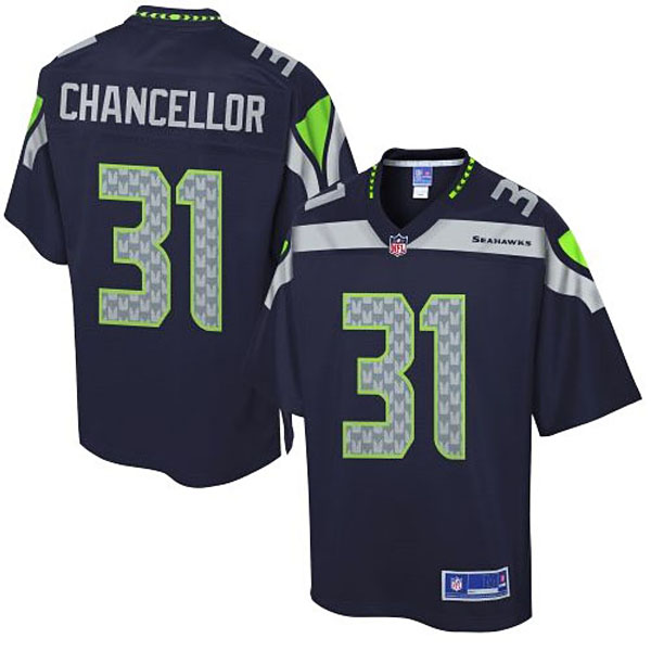 Pro Line Seattle Seahawks #31 Kam Chancellor Team Color Jersey Pro Line Seattle Seahawks #31 Kam Chancellor Team Color Jersey