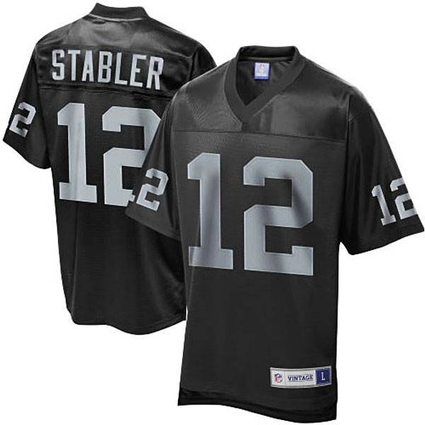 Pro Line Oakland Raiders #12 Ken Stabler Retired Player Jersey