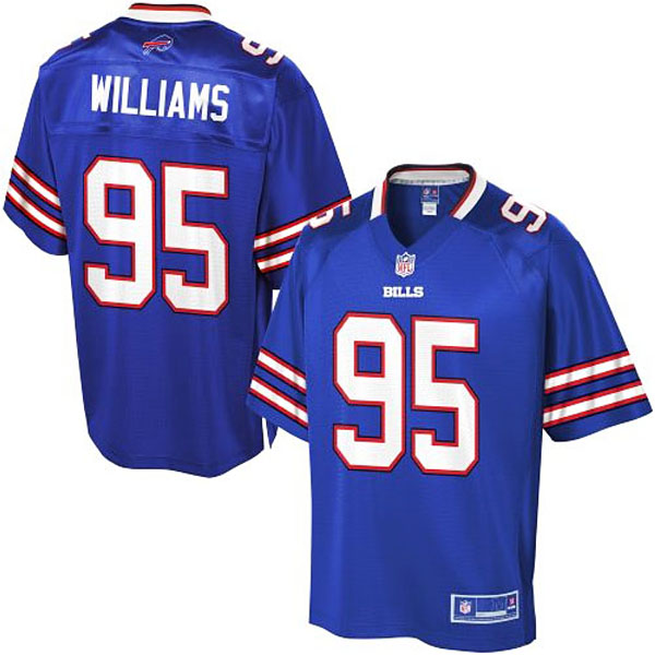 Pro Line Buffalo Bills #95 Kyle Williams Team Color Jersey Pro Line Buffalo Bills #95 Kyle Williams Team Color Jersey