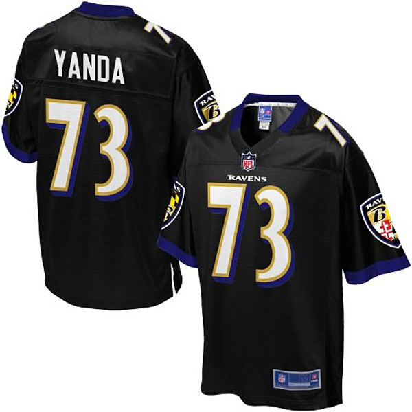 Pro Line Baltimore Ravens #73 Marshal Yanda Alternate Jersey