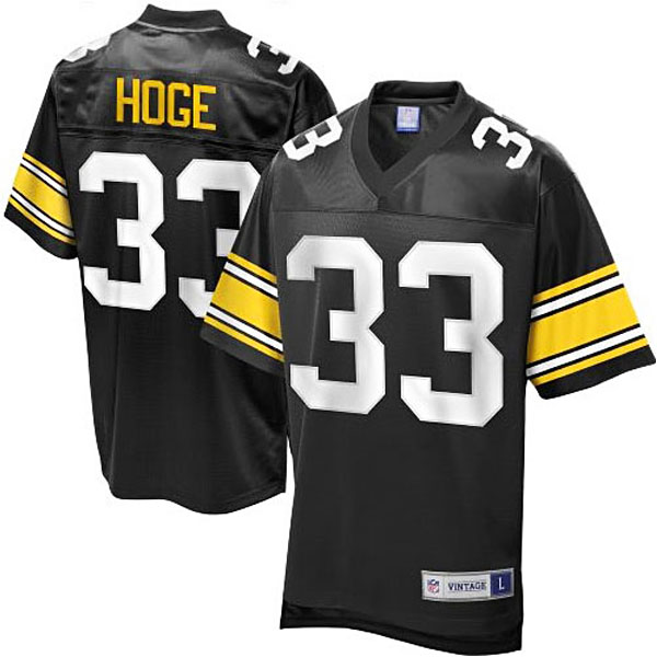 Pro Line Pittsburgh Steelers #33 Merril Hoge Retired Player Jersey