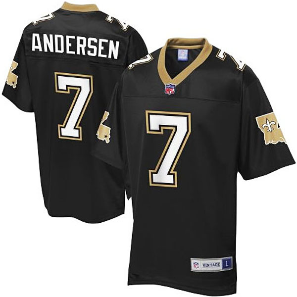 Pro Line New Orleans Saints #7 Morten Andersen Retired Player Jersey Pro Line New Orleans Saints #7 Morten Andersen Retired Player Jersey