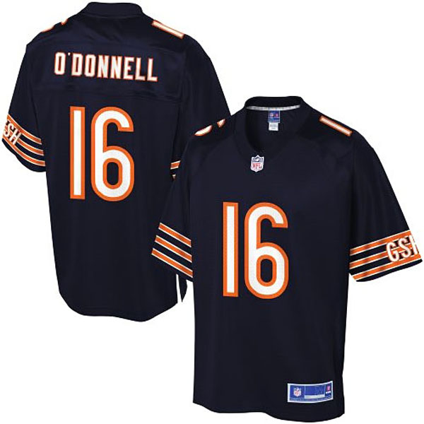 Pro Line Chicago Bears #16 Pat O''Donnell Team Color Jersey