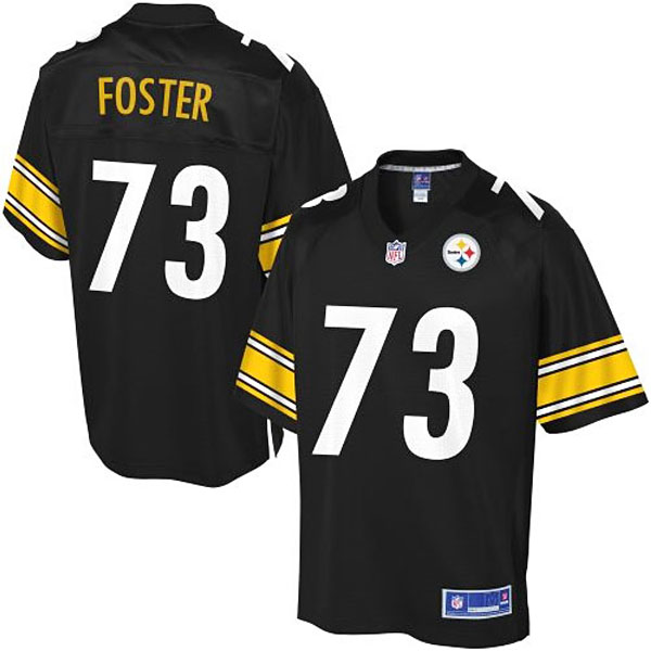 Pro Line Pittsburgh Steelers #73 Ramon Foster Team Color Jersey