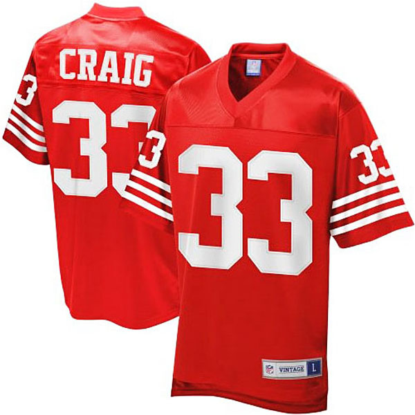 Pro Line San Francisco 49ers #33 Roger Craig Retired Player Jersey