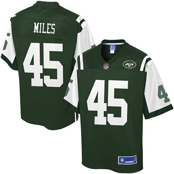 Pro Line New York Jets #45 Rontez Miles Team Color Jersey
