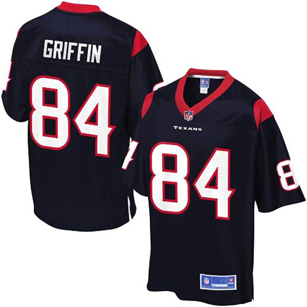 Pro Line Houston Texans #84 Ryan Griffin Team Color Jersey Pro Line Houston Texans #84 Ryan Griffin Team Color Jersey