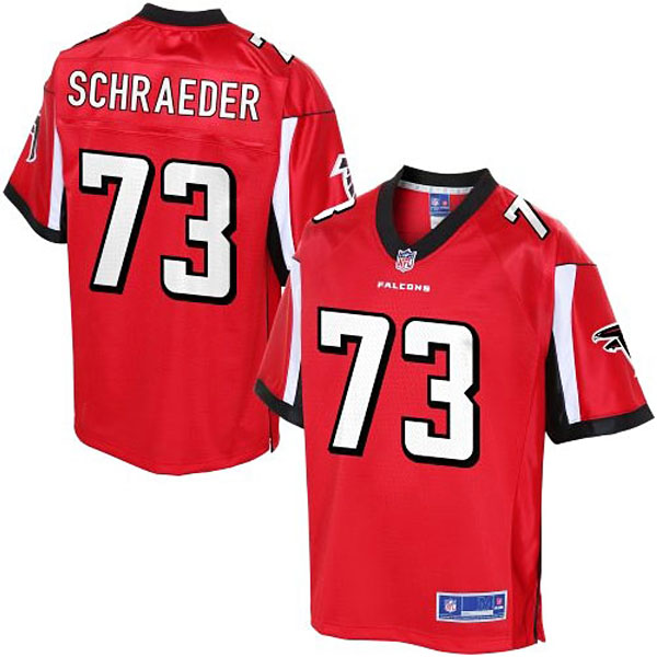 Pro Line Atlanta Falcons #73 Ryan Schraeder Team Color Jersey