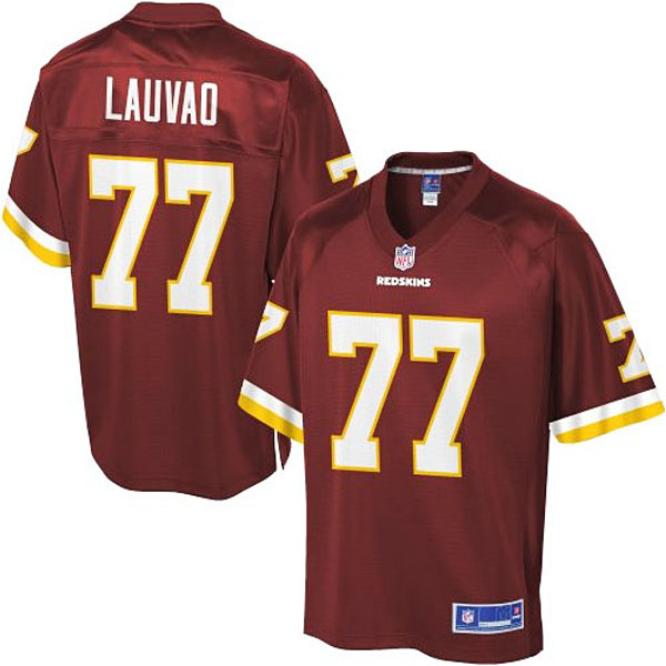 Pro Line Washington Redskins #77 Shawn Lauvao Team Color Jersey