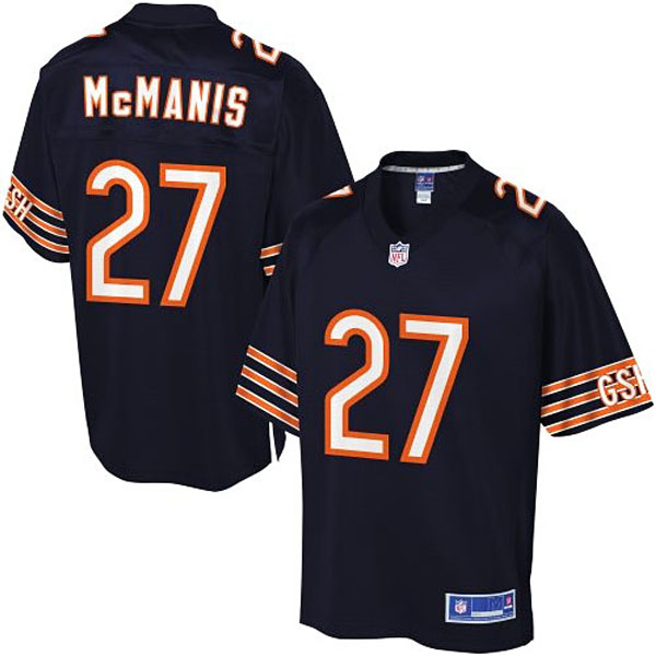 Pro Line Chicago Bears #27 Sherrick McManis Team Color Jersey