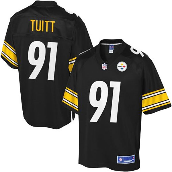 Pro Line Pittsburgh Steelers #91 Stephon Tuitt Team Color Jersey