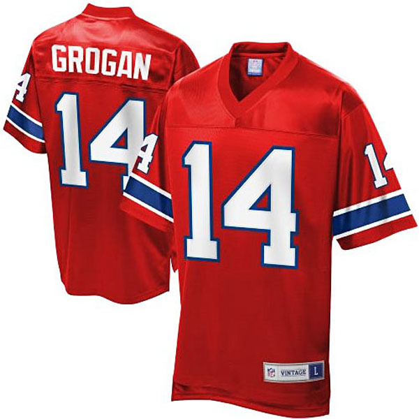 Pro Line New England Patriots #14 Steve Grogan Retired Player Jersey Pro Line New England Patriots #14 Steve Grogan Retired Player Jersey
