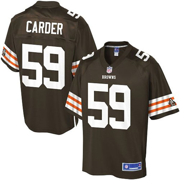 Pro Line Cleveland Browns #59 Tank Carder Team Color Jersey