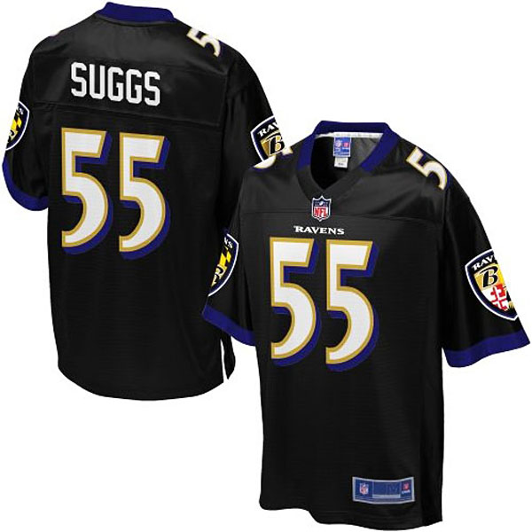 Pro Line Baltimore Ravens #55 Terrell Suggs Alternate Jersey