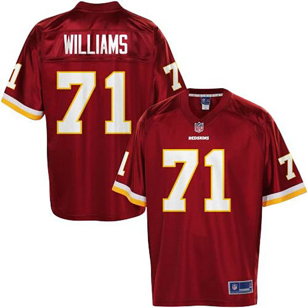 Pro Line Washington Redskins #71 Trent Williams Team Color Jersey