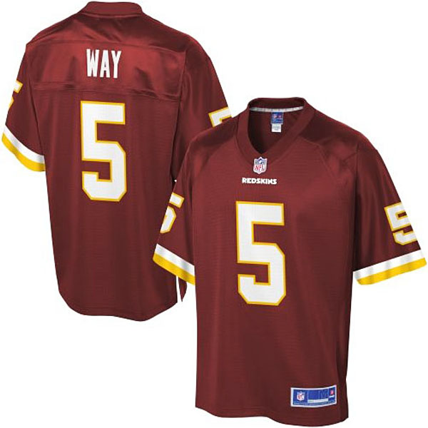 Pro Line Washington Redskins #5 Tress Way Team Color Jersey