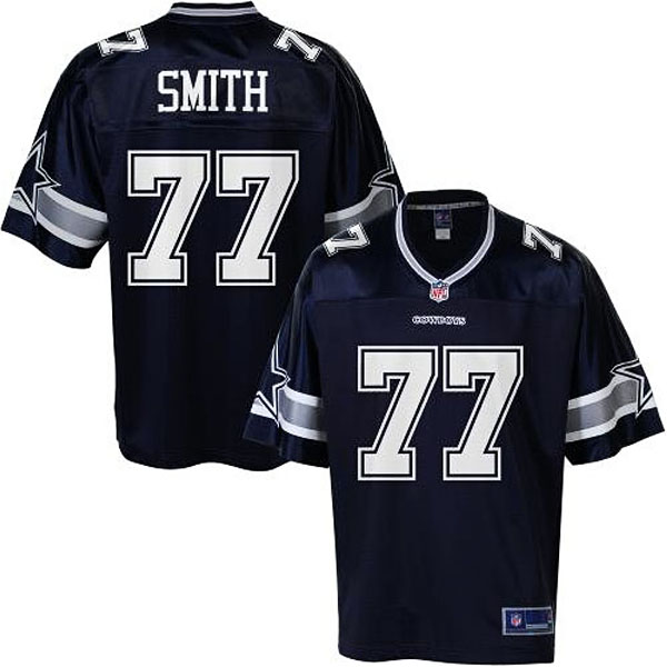 Pro Line Dallas Cowboys #77 Tyron Smith Team Color Jersey