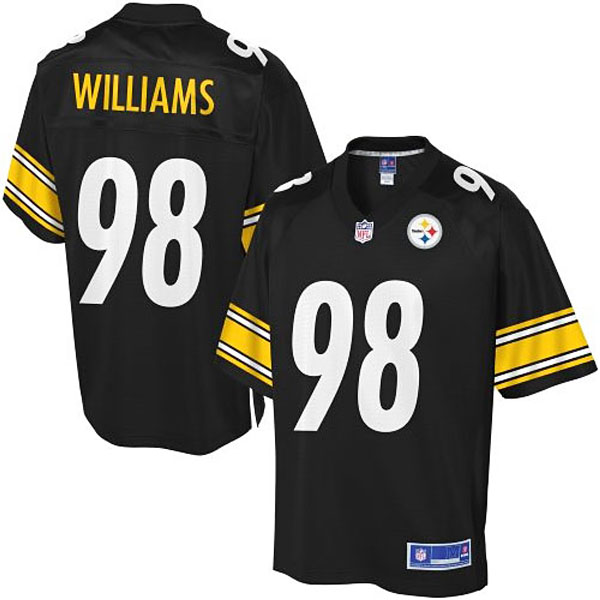 Pro Line Pittsburgh Steelers #98 Vince Williams Team Color Jersey - Black Pro Line Pittsburgh Steelers #98 Vince Williams Team Color Jersey - Black