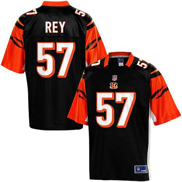 Pro Line Cincinnati Bengals #57 Vincent Rey Team Color Jersey With Super Bowl LVI Patch Pro Line Cincinnati Bengals #57 Vincent Rey Team Color Jersey With Super Bowl LVI Patch