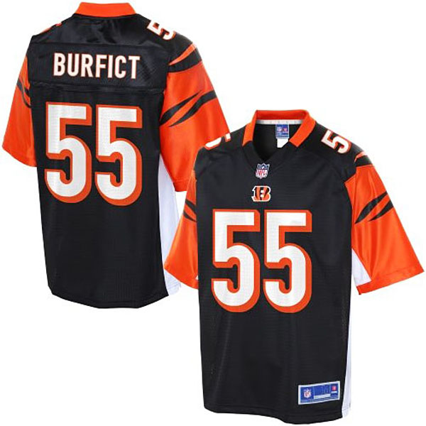 Pro Line Cincinnati Bengals #55 Vontaze Burfict Team Color Jersey With Super Bowl LVI Patch Pro Line Cincinnati Bengals #55 Vontaze Burfict Team Color Jersey With Super Bowl LVI Patch