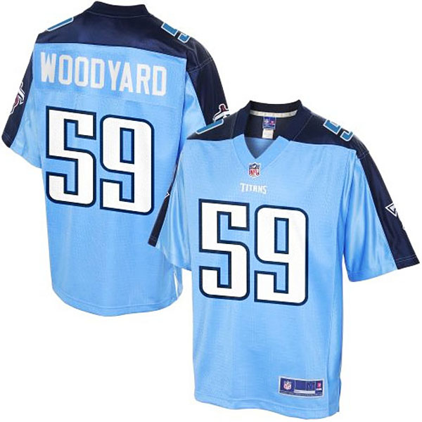 Pro Line Tennessee Titans #59 Wesley Woodyard Team Color Jersey