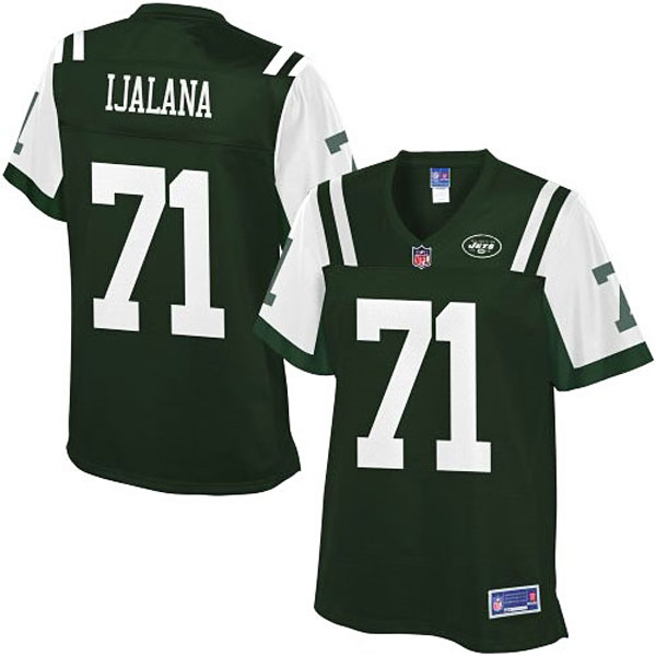 Women Pro Line New York Jets #71 Ben Ijalana Team Color Jersey Women Pro Line New York Jets #71 Ben Ijalana Team Color Jersey