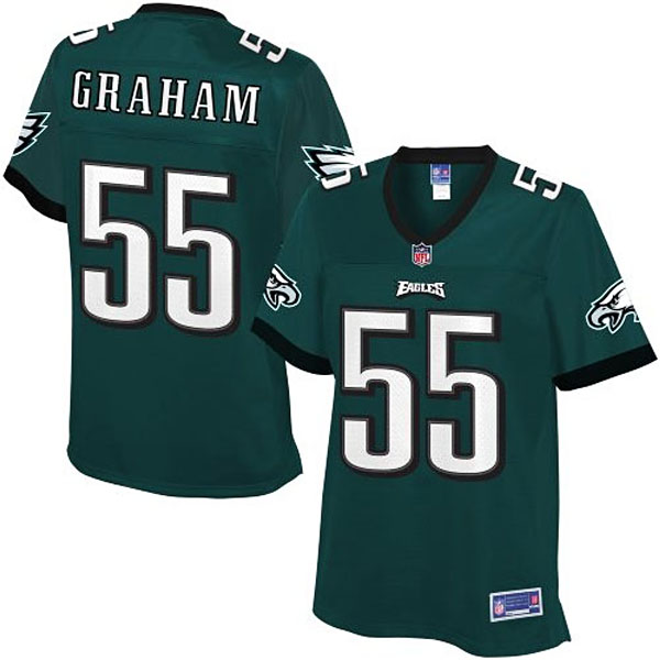 Women Pro Line Philadelphia Eagles #55 Brandon Graham Team Color Jersey Women Pro Line Philadelphia Eagles #55 Brandon Graham Team Color Jersey