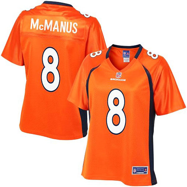 Women Pro Line Denver Broncos #8 Brandon McManus Team Color Jersey Women Pro Line Denver Broncos #8 Brandon McManus Team Color Jersey