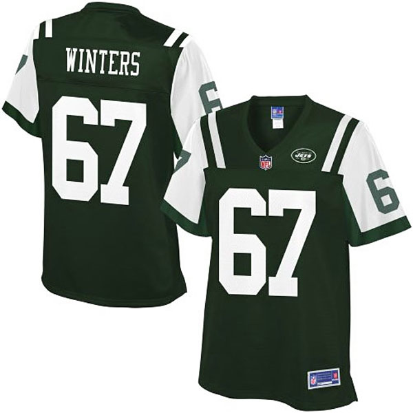 Women Pro Line New York Jets #67 Brian Winters Team Color Jersey Women Pro Line New York Jets #67 Brian Winters Team Color Jersey