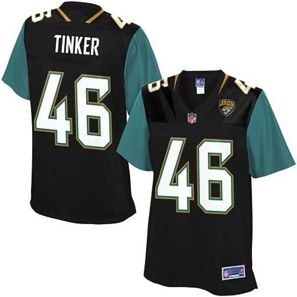 Women Pro Line Jacksonville Jaguars #46 Carson Tinker Team Color Jersey Women Pro Line Jacksonville Jaguars #46 Carson Tinker Team Color Jersey