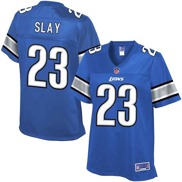 Women Pro Line Detroit Lions #23 Darius Slay Team Color Jersey