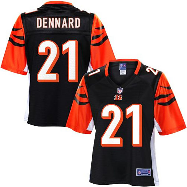 Women Pro Line Cincinnati Bengals #21 Darqueze Dennard Team Color Jersey With Super Bowl LVI Patch Women Pro Line Cincinnati Bengals #21 Darqueze Dennard Team Color Jersey With Super Bowl LVI Patch
