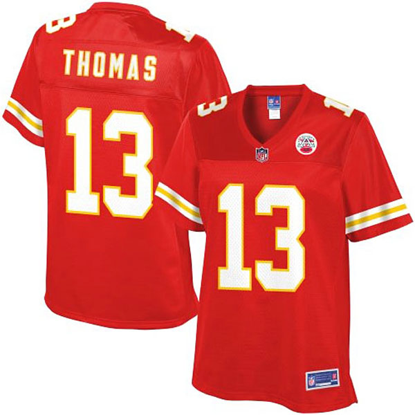 Women Pro Line Kansas City Chiefs #13 De'Anthony Thomas Team Color Jersey Women Pro Line Kansas City Chiefs #13 De'Anthony Thomas Team Color Jersey