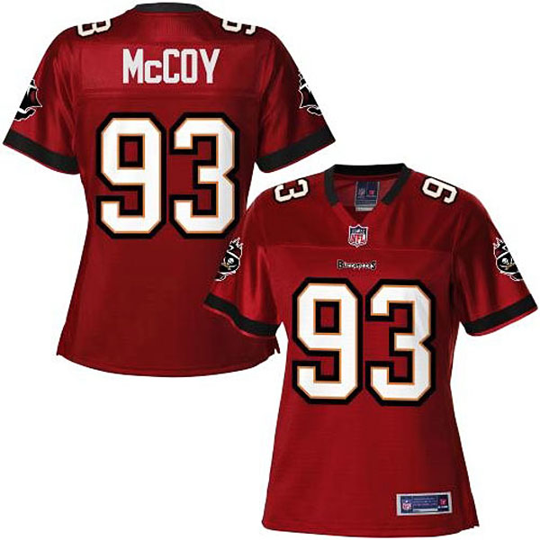 Women Pro Line Tampa Bay Buccaneers #93 Gerald McCoy Team Color Jersey Women Pro Line Tampa Bay Buccaneers #93 Gerald McCoy Team Color Jersey