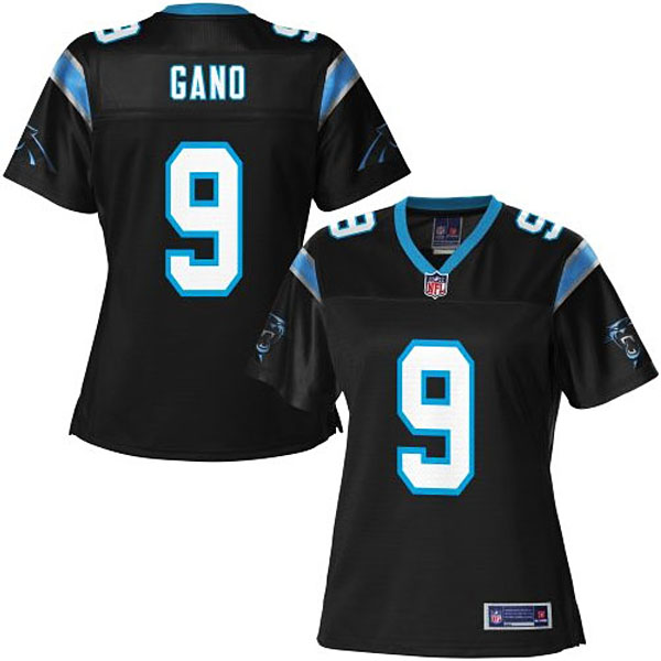 Women Pro Line Carolina Panthers #9 Graham Gano Team Color Jersey
