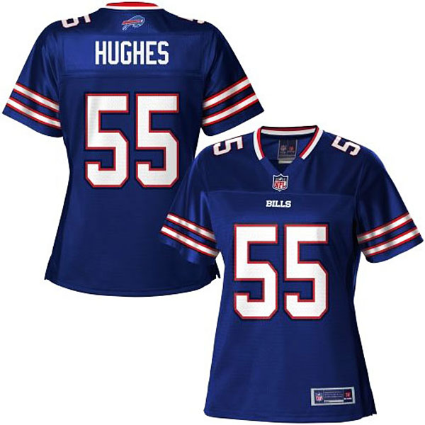 Women Pro Line Buffalo Bills #55 Jerry Hughes Team Color Jersey Women Pro Line Buffalo Bills #55 Jerry Hughes Team Color Jersey