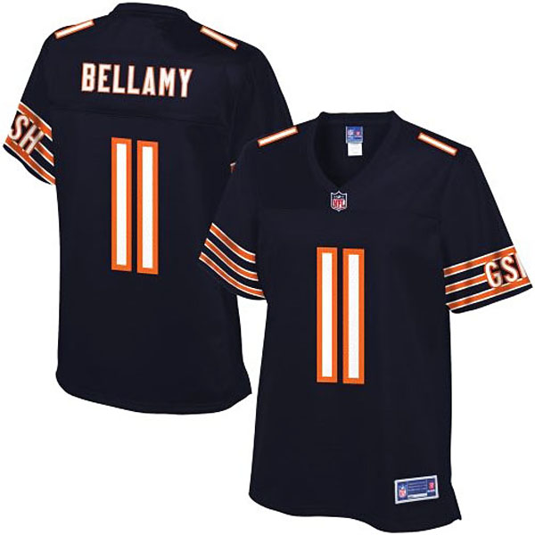 Women Pro Line Chicago Bears #11 Josh Bellamy Team Color Jersey